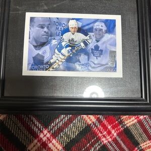 Stamped Framed Toronto Maple Leafs Hockey Photo